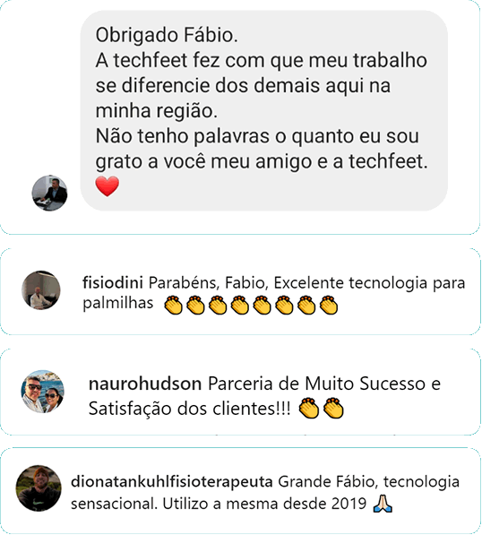 Parceiros Satisfeitos com a TechFeet